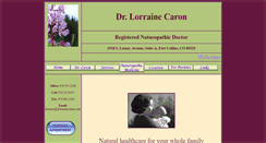 Desktop Screenshot of drlorrainecaron.com